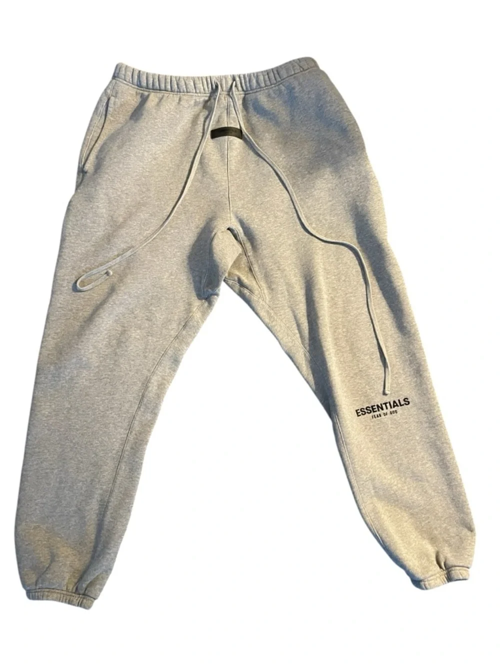 Fear of God Essentials Dark Oatmeal Gray Sweatpants Joggers Size XL